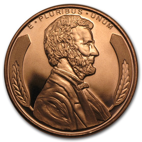 1 oz Copper Round - Lincoln Bust 1 oz Copper Round - Lincoln Bust